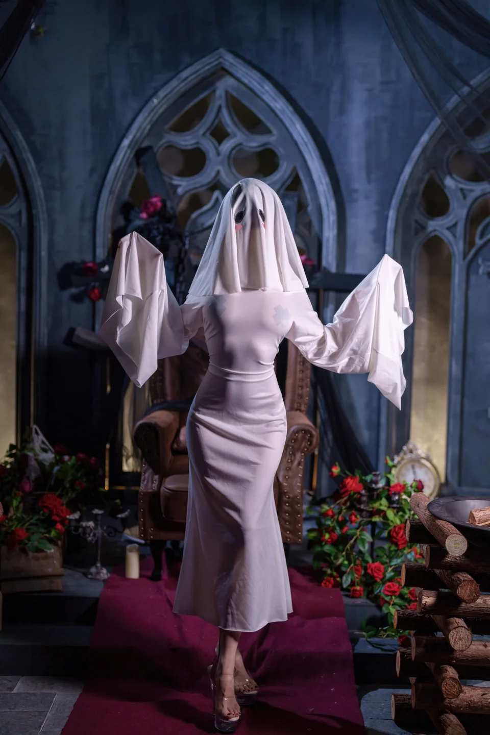 蜜汁猫裘 - 幽灵娘 [67P,3V-3.9GB] tg@simisebaisi 【丝足阁】005.webp